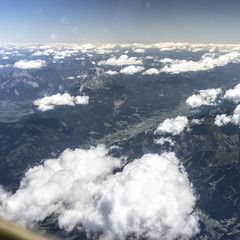 Flugwegposition um 09:57:35: Aufgenommen in der Nähe von Irdning, 8952, Österreich in 3022 Meter